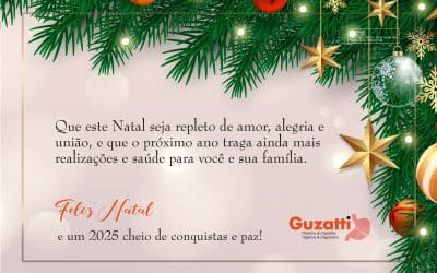 Feliz Natal e um 2025 cheio de con­quis­tas e paz!